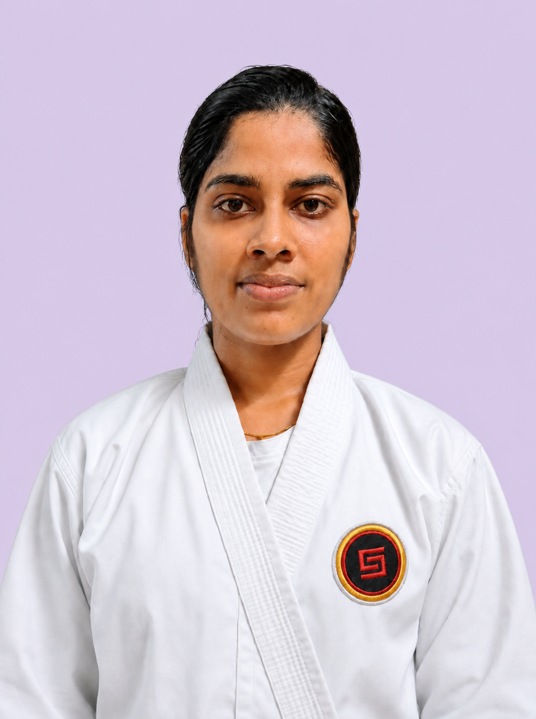 Sensei Kowsalya, Authorised Instructor, teaching traditional Goju-Ryu Karate-Do